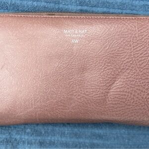 Matt & Nat Large Central Zip Around Vegan Wallet